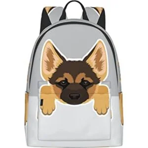 FeHuew Mochila de 16 pulgadas para perro pastor alemán_1