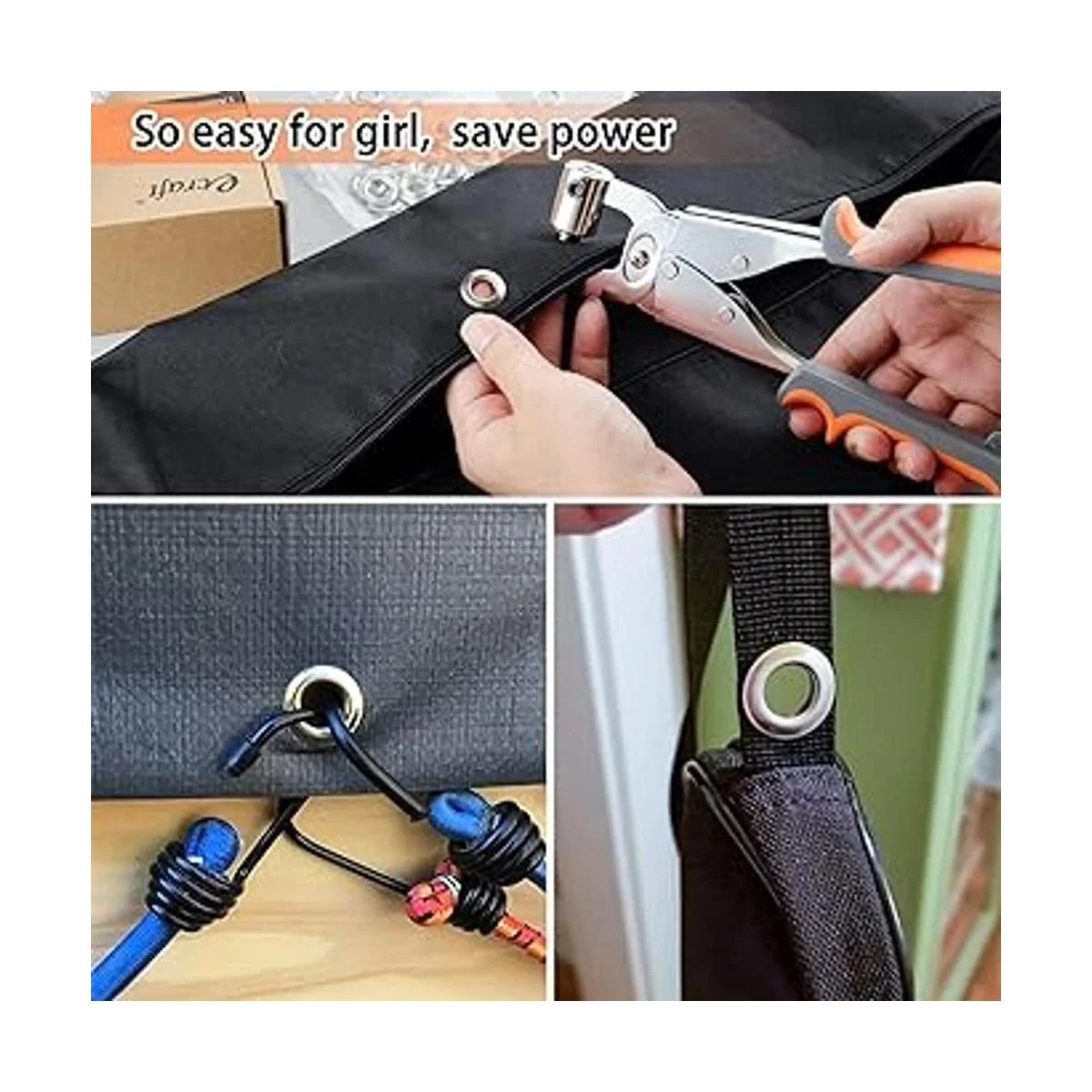 Ecraft Kit de herramientas con ojales alicates de mano_6