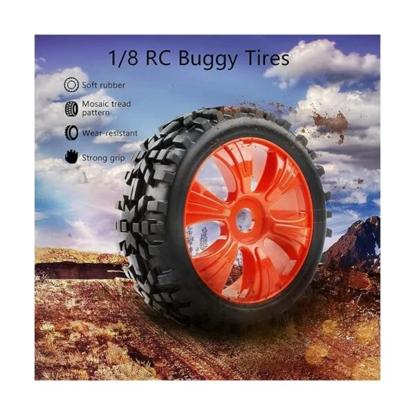 Rchobbytop 4 unids todo terreno neumáticos y 0.669 in_5