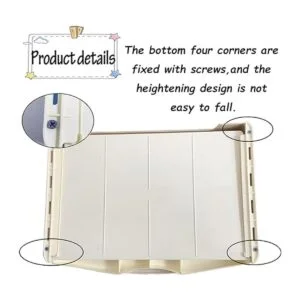 Hamiledyi Caja de arena grande para conejos inodoro de_5