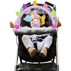 Caterbee Juguetes de moisés de viaje para cochecito de_2