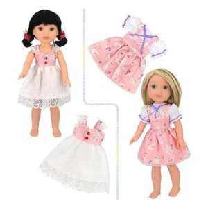 SOTOGO 11 juegos de ropa de muñeca American Wellie ropa_3