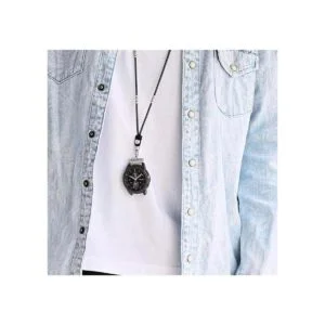 Cuero negro auténtico compatible con Samsung Galaxy Watch_5