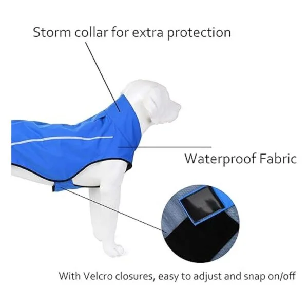Mile High Life Impermeable para perros Ropa ajustable_4