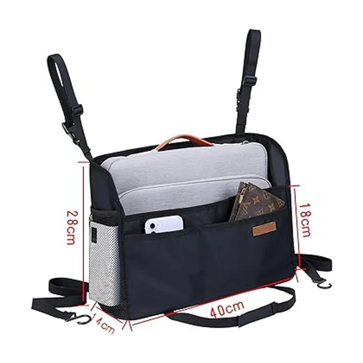 WLLWOO Soporte para bolso de coche entre el asiento para_2