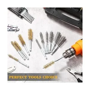 Bore Brush Juego de cepillos de limpieza de agujero de_7