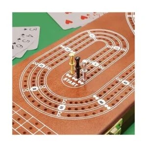 Plusvivo Juego de mesa de 3 pistas tableros de madera de_3