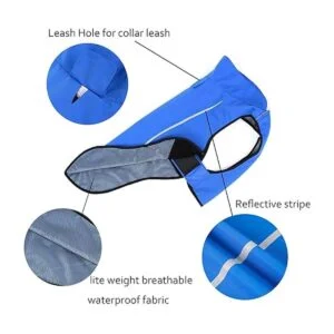 Mile High Life Impermeable para perros Ropa ajustable_5