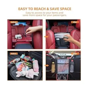 WLLWOO Soporte para bolso de coche entre el asiento para_3