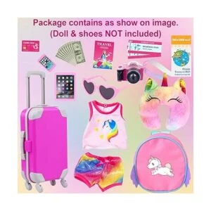 UNICORN ELEMENT Juego de 23 piezas de accesorios de muñeca_2