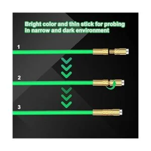 Varillas de cable de fibra de vidrio de 21 pies kit de_6
