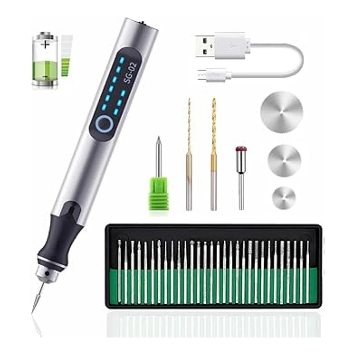 Máquinas de grabado recargables por USB con 35 bits mini_1