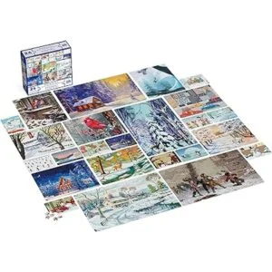 Paquete de 24 rompecabezas paisaje de ilustración de_4