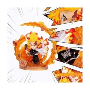 Demon Slayer Rengoku Kyoujurou Figura de estatua modelo_5