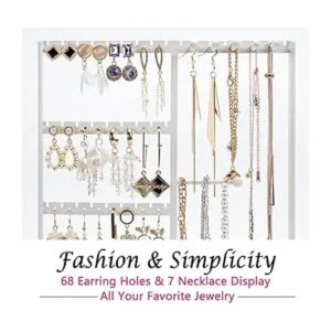 PiQiGrecge Organizador de joyas organizador de aretes de_5