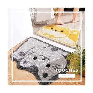 Alfombra de baño para gatos de 18.5 x 27.5 pulgadas_7