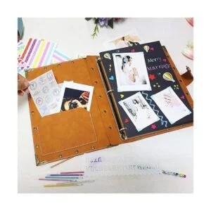 ZEEYUAN lbum de recortes de cuero 80 páginas álbum de_5