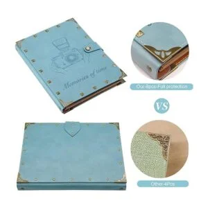 ZEEYUAN lbum de recortes de cuero 80 páginas álbum de_6