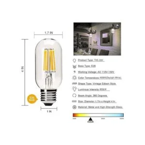 Bombilla tubular Edison vintage regulable T45T14_3