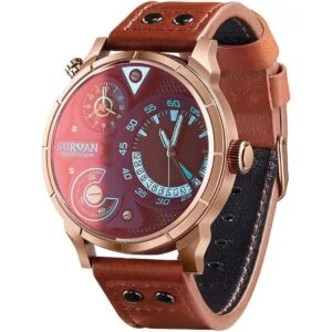 SURVAN WatchDesigner Wrist Watch for Men Genuine Leather_2