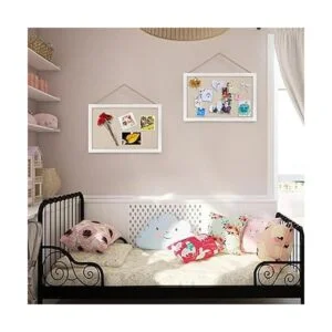 Miratino Paquete de 2 tableros de madera con lino de 16 x_3