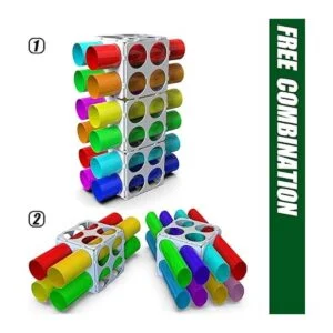 Baspoom Estante de almacenamiento de vinilo organizadores_2