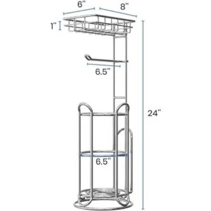 Mega Roll Soporte de papel higiénico de acero inoxidable_5