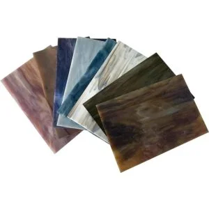 HAOSUM Paquete de 8 hojas de vitrales 4 x 6 pulgadas_5