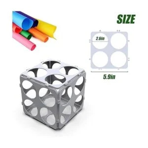 Baspoom Estante de almacenamiento de vinilo organizadores_5