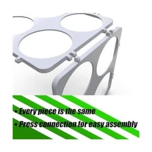 Baspoom Estante de almacenamiento de vinilo organizadores_3