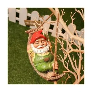 TERESAS COLLECTIONS Bonitos gnomos de jardín para colgar_2