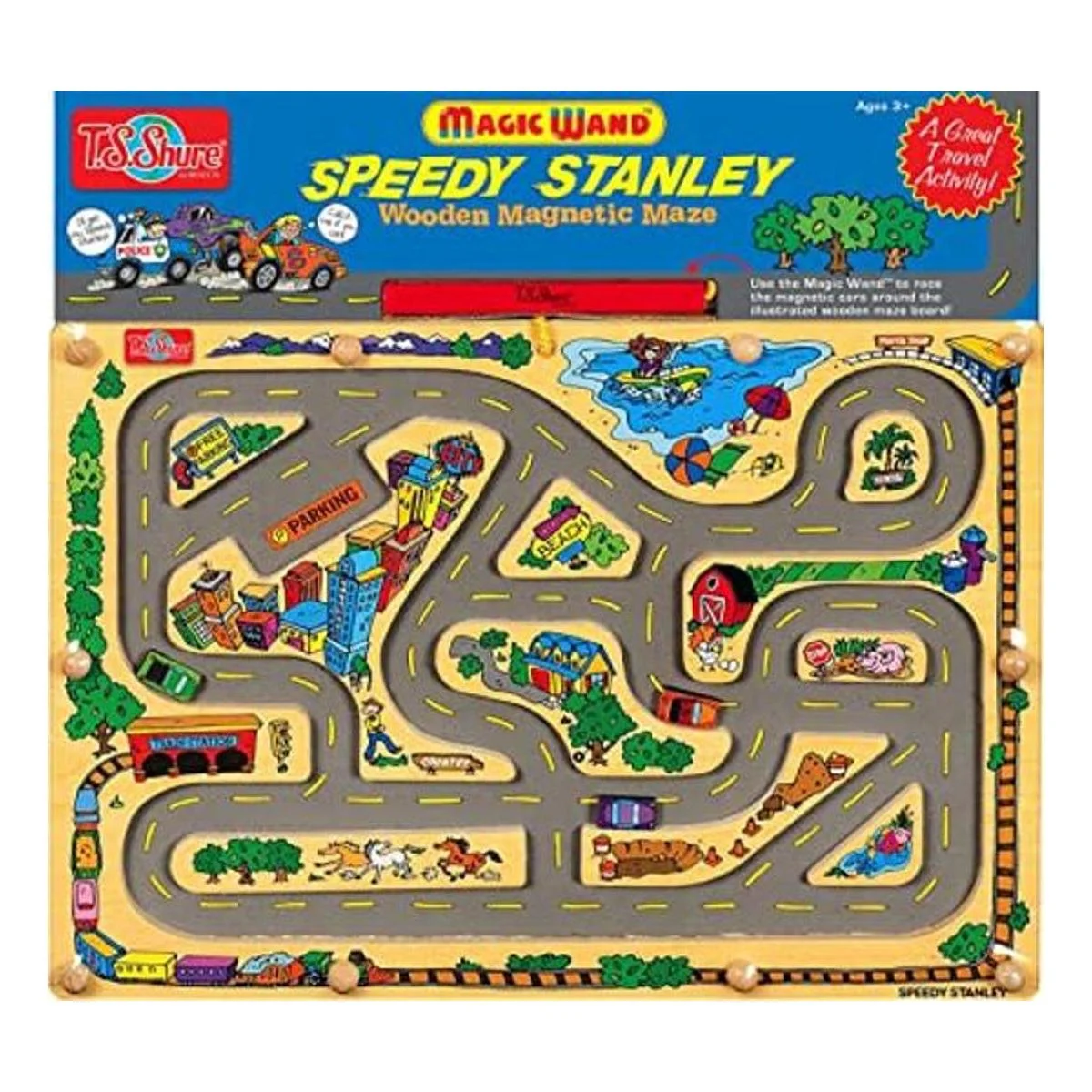 Bendon TS Shure Racecar Magic Wand Laberinto magnético con_1