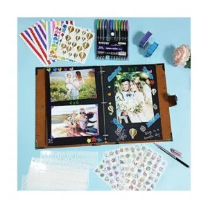 ZEEYUAN lbum de recortes de cuero 80 páginas álbum de_4