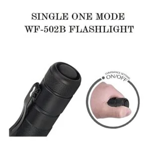 UltraFire 502B mini linterna táctica LED 1000 lúmenes solo_3