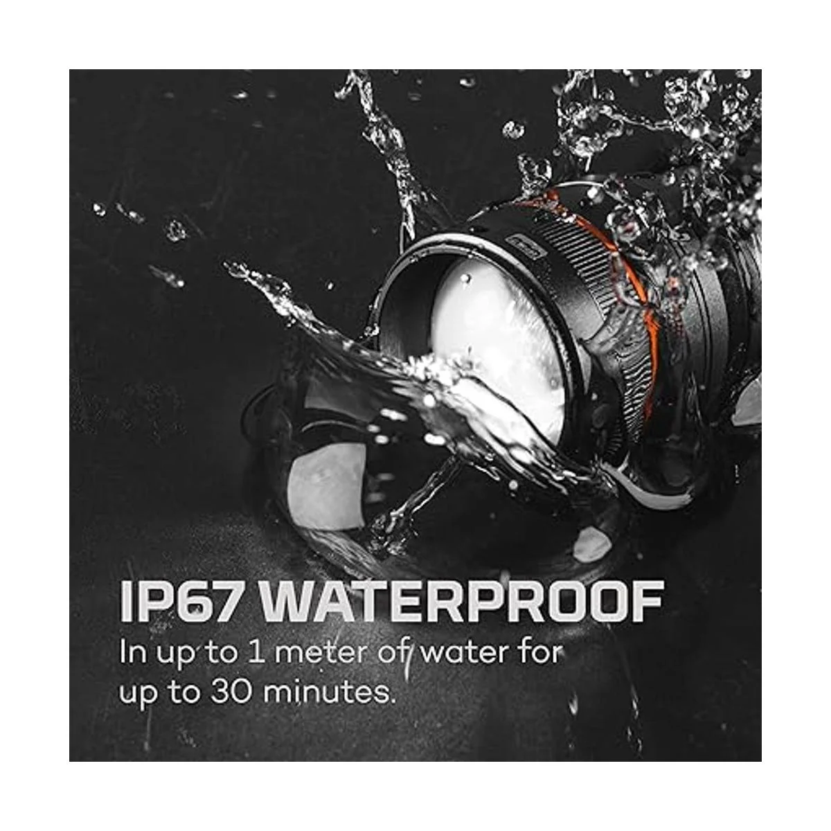 NEBO Newton potente linterna de mano LED AA batería_6