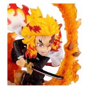 Demon Slayer Rengoku Kyoujurou Figura de estatua modelo_3