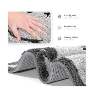 Alfombra de baño para gatos de 18.5 x 27.5 pulgadas_5