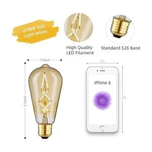 OMED Edison Bombillas LED equivalentes a 60 W 6 W_2