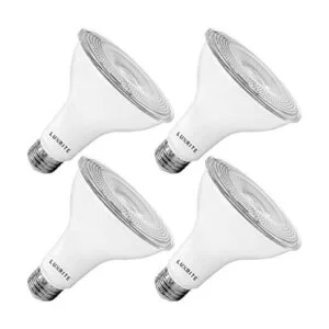 Luxrite Paquete de 4 bombillas LED PAR30 de inundación_1