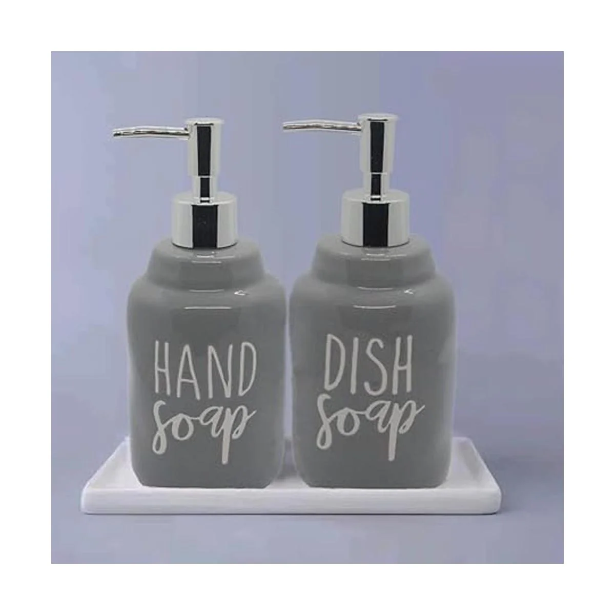 Juego de 2 dispensadores de jabón de manos y jabón de_6