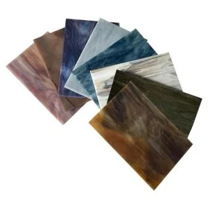 HAOSUM Paquete de 8 hojas de vitrales 4 x 6 pulgadas_4