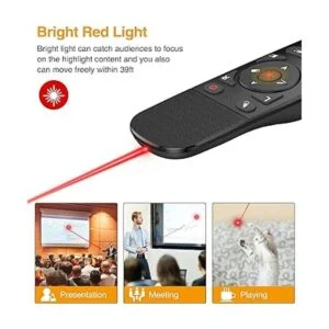 ELISWEEN Presentador inalámbrico remoto RF 2.4 GHz USB_4