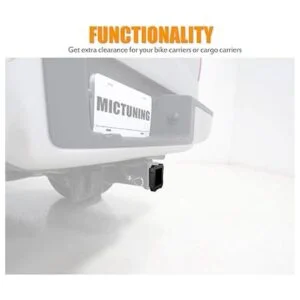 MICTUNING Adaptador reductor de enganche de remolque de_7