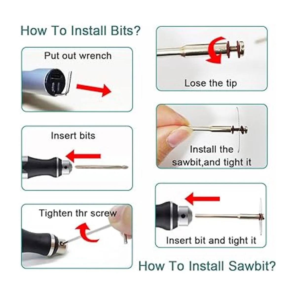 Máquinas de grabado recargables por USB con 35 bits mini_6