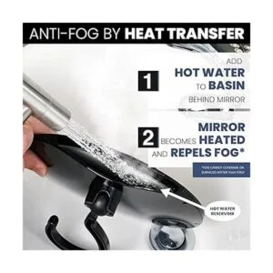 Espejo de ducha colgante sin niebla para afeitarse con_4
