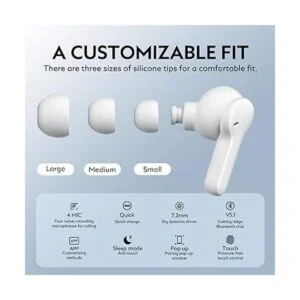 QCY Auriculares inalámbricos T13 True Wireless Bluetooth_4