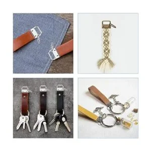 Llavero 40 piezas de 1.0 in 0.984 in 5 colores kit de_6