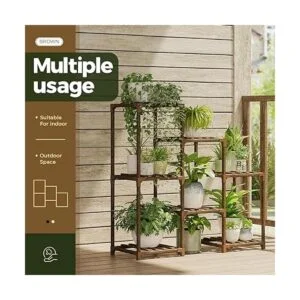 Bamworld Soportes para plantas de interior estante de_2