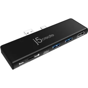 j5create ULTRADRIVE MINIDOCK para Surface Pro 7 Negro_1