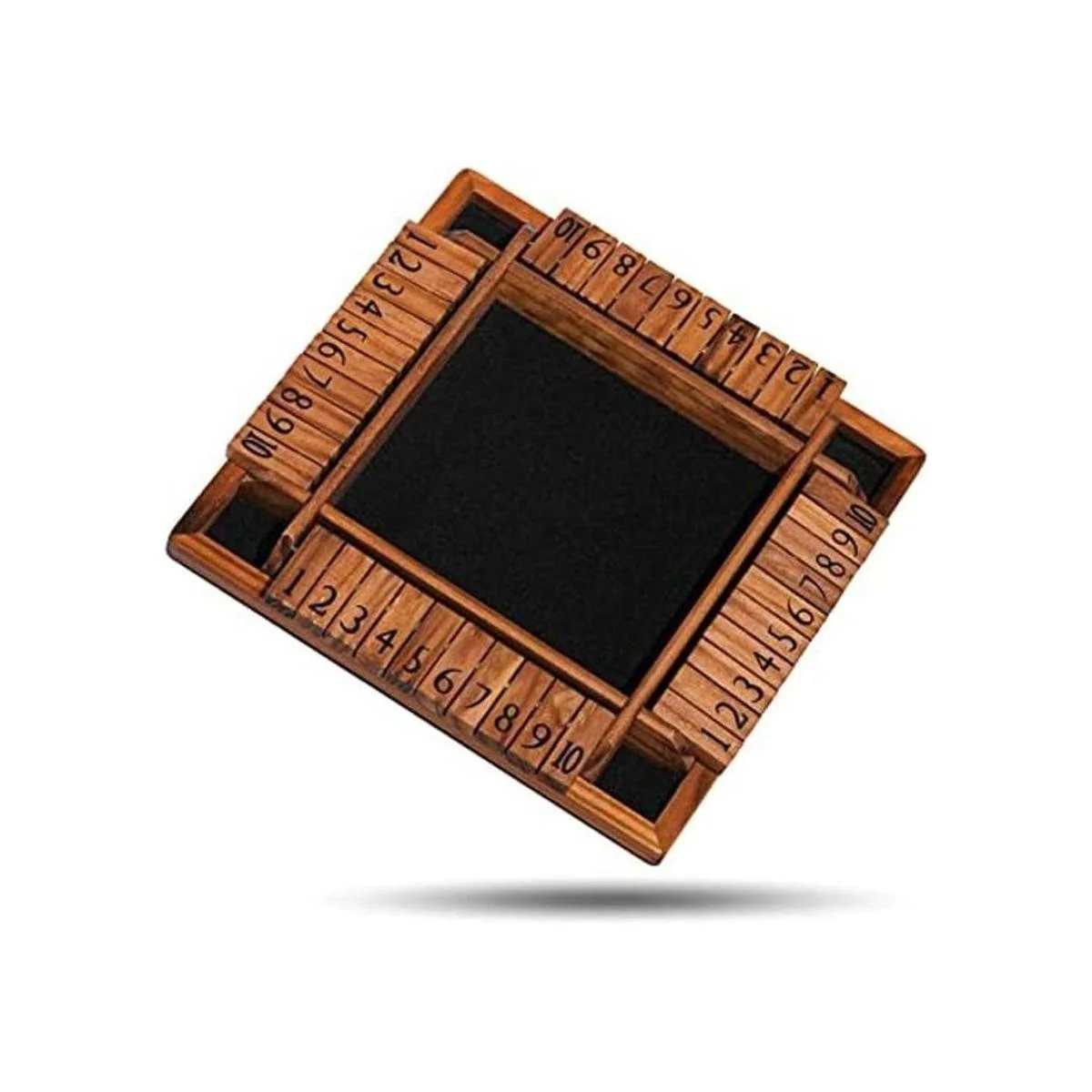 Crobyi Juego de mesa de madera de 4 vías para 14_1